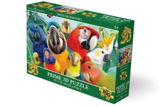 Obrázek z Puzzle 3D Smějící se papoučci 100 dílků 